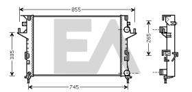 ElectroAuto 31R60062 - RADIADOR->APLICACION ORIGINAL RENAU