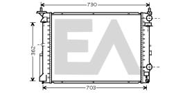 ElectroAuto 31R60068 - RADIADOR->APLICACION ORIGINAL RENAU