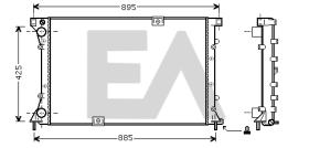 ElectroAuto 31R60070 - RADIADOR->APLICACION ORIGINAL NISSA
