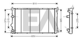 ElectroAuto 31R60071 - RADIADOR->APLICACION ORIGINAL NISSA