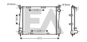 ElectroAuto 31R60072 - RADIADOR->APLICACION ORIGINAL RENAU