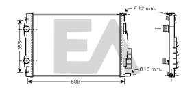 ElectroAuto 31R60075 - RADIADOR->APLICACION ORIGINAL RENAU