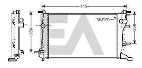 ElectroAuto 31R60076 - RADIADOR->APLICACION ORIGINAL RENAU