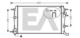 ElectroAuto 31R60077 - RADIADOR->APLICACION ORIGINAL RENAU