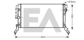 ElectroAuto 31R60080 - RADIADOR->APLICACION ORIGINAL RENAU