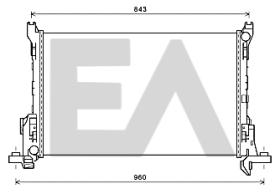 ElectroAuto 31R60088 - RADIADOR->APLICACION ORIGINAL OPEL