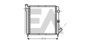 ElectroAuto 31R60091 - RADIADOR AGUA RENAULT