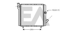 ElectroAuto 31R60092 - RADIADOR AGUA RENAULT