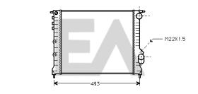 ElectroAuto 31R60097 - RADIADOR->APLICACION ORIGINAL RENAU