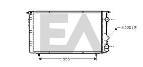 ElectroAuto 31R60098 - RADIADOR->APLICACION ORIGINAL RENAU