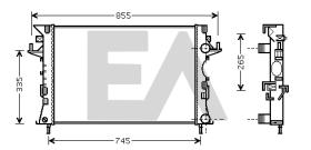 ElectroAuto 31R60133 - RADIADOR->APLICACION ORIGINAL RENAU