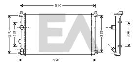 ElectroAuto 31R60139 - RADIADOR->APLICACION ORIGINAL NISSA