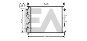 ElectroAuto 31R60146 - RADIADOR->APLICACION ORIGINAL RENAU