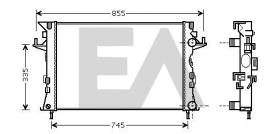 ElectroAuto 31R60151 - RADIADOR->APLICACION ORIGINAL RENAU