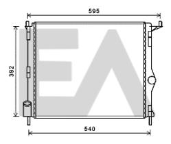 ElectroAuto 31R60156 - RADIADOR->APLICACION ORIGINAL DACIA