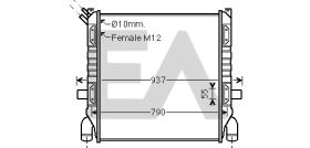 ElectroAuto 31R63001 - RADIADOR->APLICACION ORIGINAL SCANI