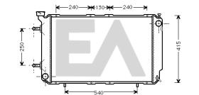 ElectroAuto 31R68019 - RADIADOR->APLICACION ORIGINAL ARO