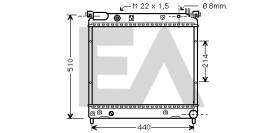 ElectroAuto 31R69024 - RADIADOR->APLICACION ORIGINAL SUZUK