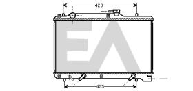 ElectroAuto 31R69027 - RADIADOR->APLICACION ORIGINAL SUZUK