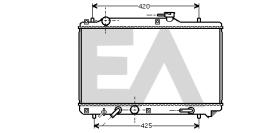 ElectroAuto 31R69030 - RADIADOR->APLICACION ORIGINAL SUZUK