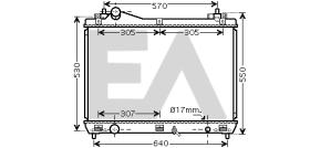 ElectroAuto 31R69049 - RADIADOR AGUA SUZUKI