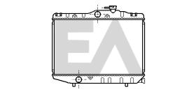 ElectroAuto 31R71038 - RADIADOR->APLICACION ORIGINAL TOYOT