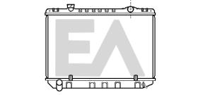 ElectroAuto 31R71040 - RADIADOR->APLICACION ORIGINAL TOYOT