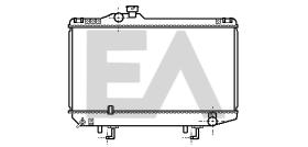 ElectroAuto 31R71045 - RADIADOR->APLICACION ORIGINAL TOYOT