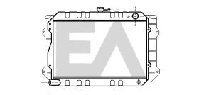 ElectroAuto 31R71084 - RADIADOR->APLICACION ORIGINAL TOYOT