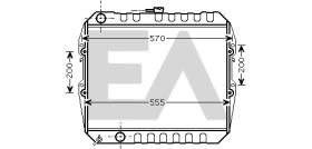 ElectroAuto 31R71088 - RADIADOR->APLICACION ORIGINAL TOYOT