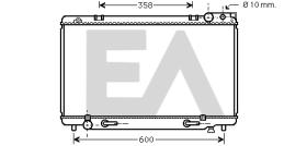 ElectroAuto 31R71089 - RADIADOR->APLICACION ORIGINAL TOYOT