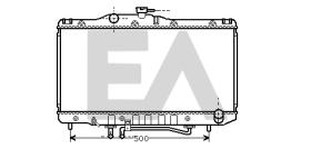 ElectroAuto 31R71097 - RADIADOR->APLICACION ORIGINAL TOYOT