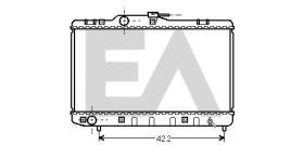 ElectroAuto 31R71109 - RADIADOR->APLICACION ORIGINAL TOYOT