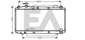 ElectroAuto 31R71151 - RADIADOR->APLICACION ORIGINAL TOYOT
