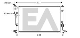 ElectroAuto 31R71204 - RADIADOR AGUA TOYOTA