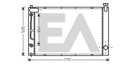 ElectroAuto 31R71213 - RADIADOR->APLICACION ORIGINAL TOYOT