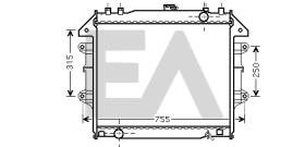 ElectroAuto 31R71217 - RADIADOR->APLICACION ORIGINAL TOYOT