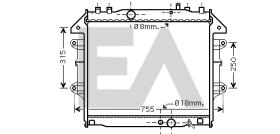 ElectroAuto 31R71218 - RADIADOR->APLICACION ORIGINAL TOYOT