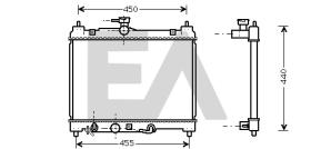 ElectroAuto 31R71228 - RADIADOR->APLICACION ORIGINAL TOYOT
