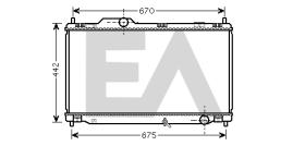 ElectroAuto 31R71229 - RADIADOR->APLICACION ORIGINAL LEXUS
