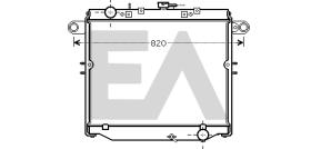 ElectroAuto 31R71236 - RADIADOR->APLICACION ORIGINAL LEXUS