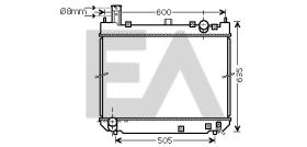 ElectroAuto 31R71239 - RADIADOR->APLICACION ORIGINAL TOYOT