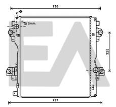 ElectroAuto 31R71258 - RADIADOR->APLICACION ORIGINAL TOYOT