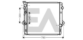ElectroAuto 31R71264 - RADIADOR->APLICACION ORIGINAL LEXUS
