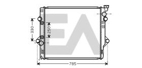 ElectroAuto 31R71265 - RADIADOR->APLICACION ORIGINAL TOYOT