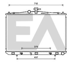 ElectroAuto 31R71272 - RADIADOR->APLICACION ORIGINAL LEXUS