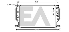 ElectroAuto 31R71282 - RADIADOR->APLICACION ORIGINAL TOYOT