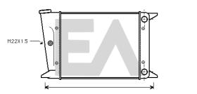 ElectroAuto 31R77006 - RADIADOR->APLICACION ORIGINAL VOLKS