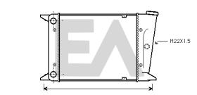 ElectroAuto 31R77008 - RADIADOR->APLICACION ORIGINAL VOLKS