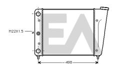 ElectroAuto 31R77010 - RADIADOR->APLICACION ORIGINAL VOLKS